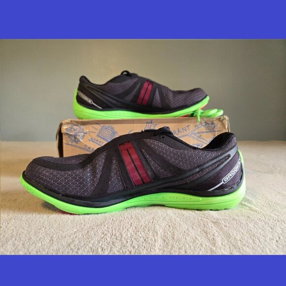 Brooks PureConnect 2 All Terrain Pink/Green Gecko Split-Toe Road Runner 1201321B - Picture 5 of 16